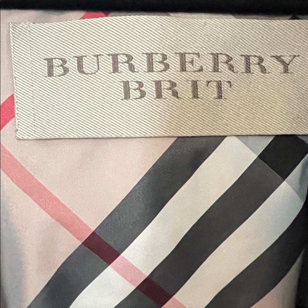 Burberry Black Hooded Raincoat with Signature Check Lining - Picture 2 of 8